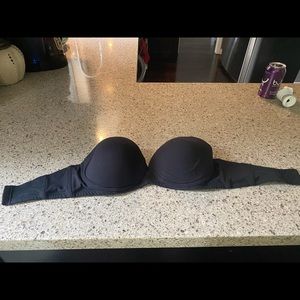 Victoria secret strapless black bra 34D